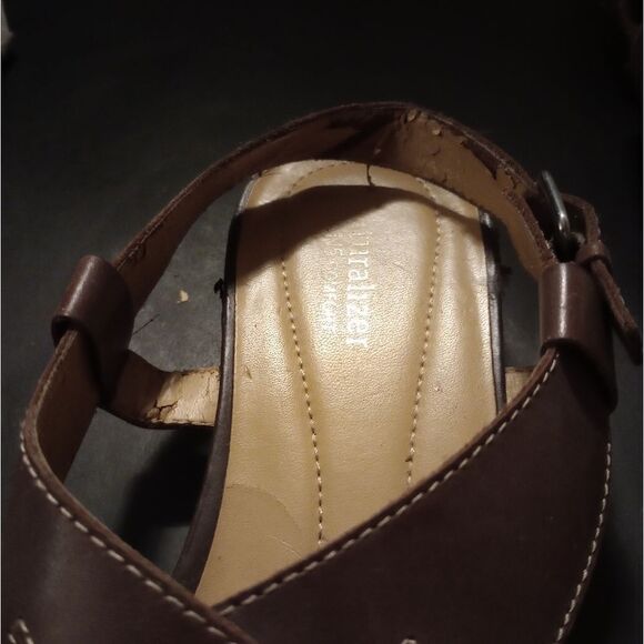 🆕👡Naturalizer Brown Woven Flat Sandals 9, 9-1/2 - Picture 5 of 6